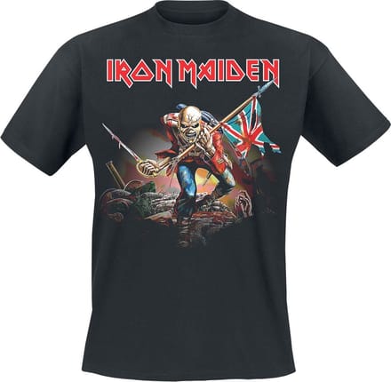 Iron Maiden T-shirt - Trooper - S tot 4XL - voor Mannen - zwart