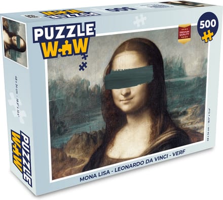 Puzzel Mona Lisa - Leonardo da Vinci - Verf - Legpuzzel - Puzzel 500 stukjes