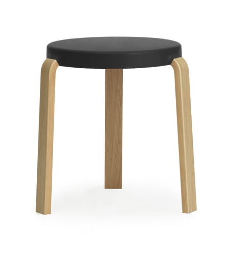 Normann Copenhagen - Tap kruk - zwart - eiken
