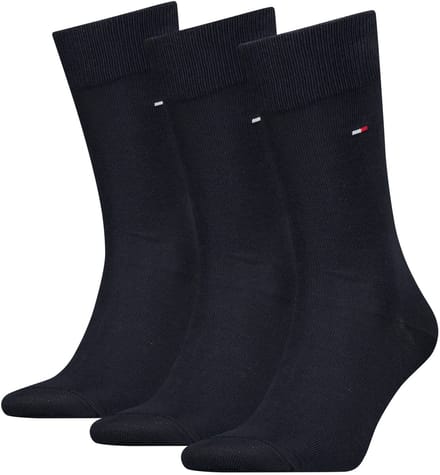 Tommy Hilfiger Herensokken Classic 3-Pack Dark Navy