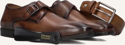 STEFANO LAURAN 84702 Nette schoenen - Business Schoenen - Heren - Cognac - Maat 42,5