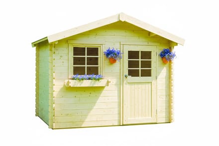 Solid Superia Saran Tuinhuis - Vuren - Onbehandeld - 298x198x239,2cm