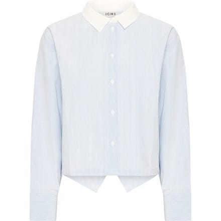 Ichi IHKEILA SH Dames Blouse - BLUE/WHITE STRIPE