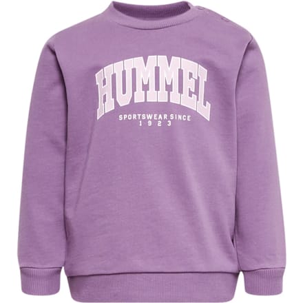 Hummel kinder-sweatshirt Fast Lime, Argyle Purple