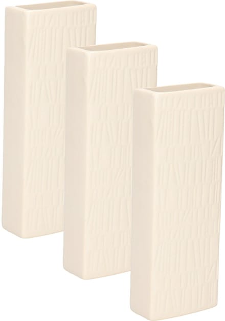 Gerimport Waterverdamper - 6x - warm wit - keramiek - 400 ml - radiatorbak luchtbevochtiger - 7 x 18,5 cm