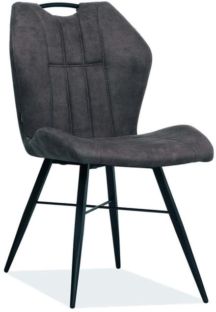 MX Sofa Eetkamerstoel Scala - kleur: Antraciet - set van 2 stoelen