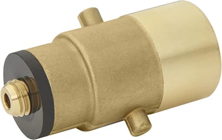 ProPlus Bajonet LPG verloopnippel - 10 mm - messing - goud