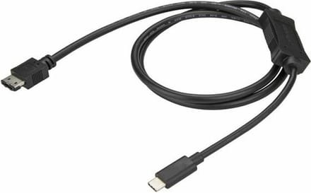 StarTech.com 1m USB-C to eSATA Cable - HDD / SSD / ODD - USB 3.0 5Gbps - storage controller - SATA 6Gb/s - USB 3.0