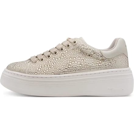 Tamaris dames sneaker 1-23795-46-179 dames lage glitter beige