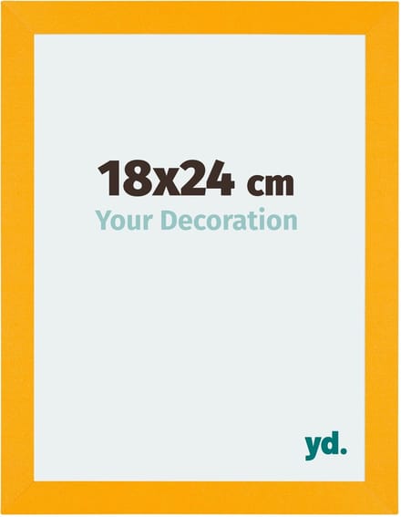 Your Decoration - Fotokader 18x24 cm - MDF - Geel - Mura