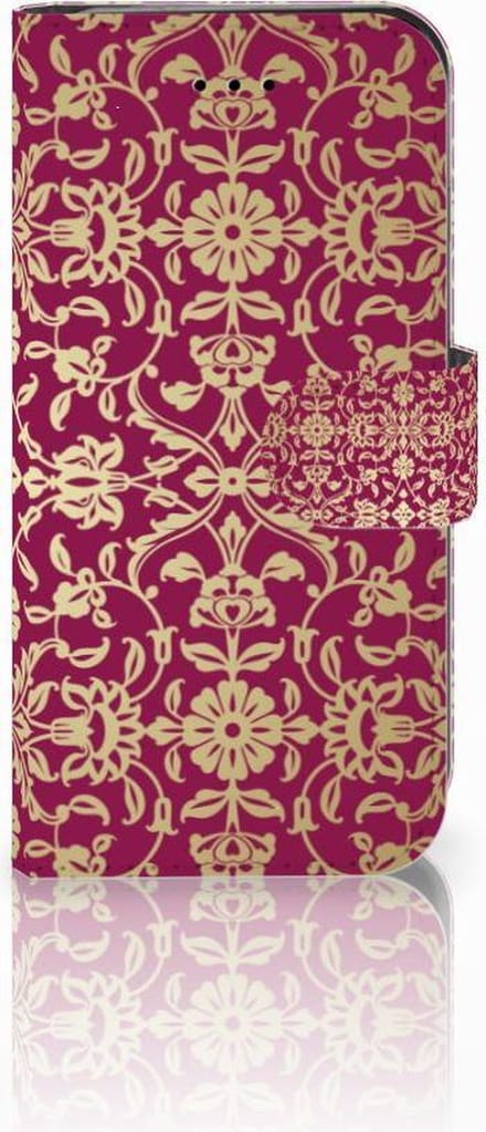 Boekhoesje voor Wallet Case iPhone 7 | 8 | SE (2020) | SE (2022) Barok Pink
