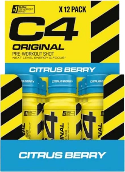 C4 Energy Shot - 12x60ml - Citrus Berry