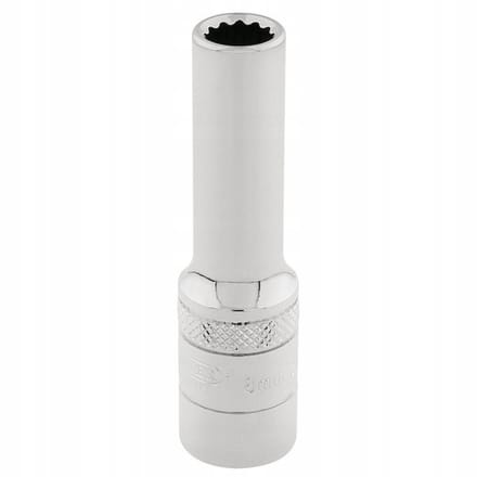 Lange 8 mm 3/8" 12-zijdige dopsleutel, chroom-vanadiumstaal