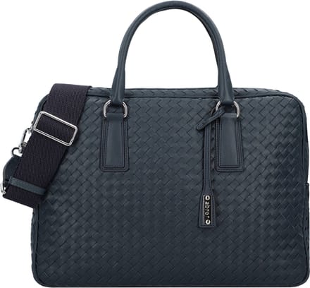 abro Lotus Handtas Leer 39 cm - Dames - navy