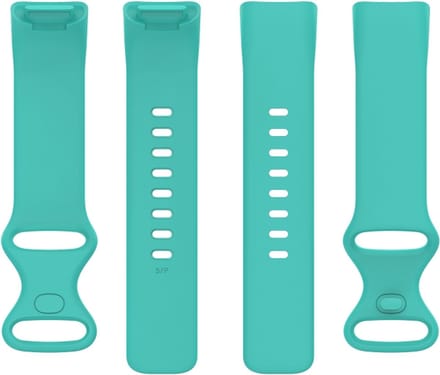 Siliconen bandje - geschikt voor Fitbit Charge 5 / Charge 6 - maat S/M - mintgroen