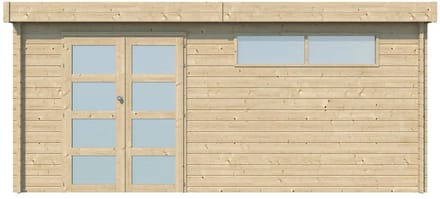 Woodlands Blokhut Modern met Dakisolatie 505 x 385 cm