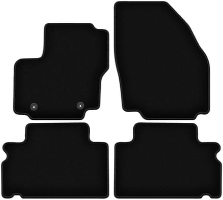 BASIC zwarte veloursmatten voor: Ford S-MAX MK1 minivan (2006-2011)