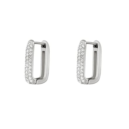 Yehwang, Shimmer Spark, Oorbellen Large zilver