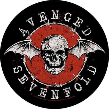 Avenged Sevenfold - Distressed Skull Rugpatch - Multicolours