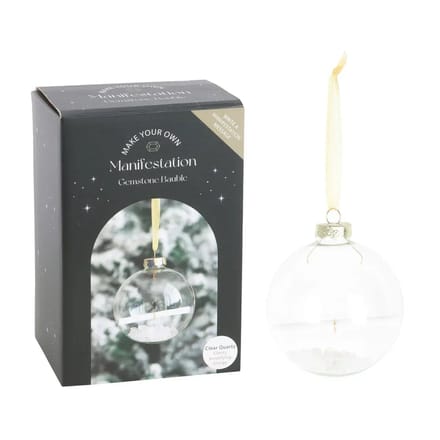 Bergkristal manifestatie kerstbal kit