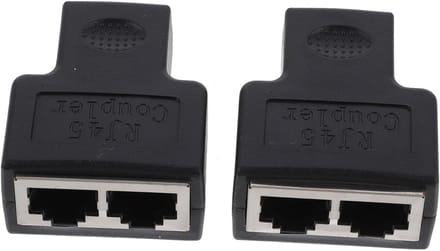 Ethernet Splitter Adapter - Netwerk Splitter - Netwerk Uitbreiding - 1 tot 2 Poorten