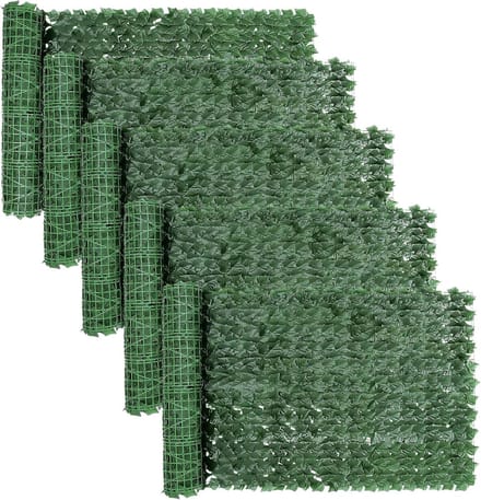 Kunstklimophek - Inkijkbescherming hek - Balkon privacy - UV- en zonwering - 1 x 3 m - Groen
