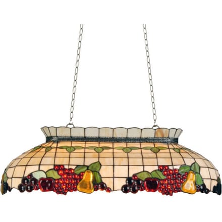 Lumilamp Hanglamp Tiffany 94x41x115 cm Beige Rood Metaal Fruit