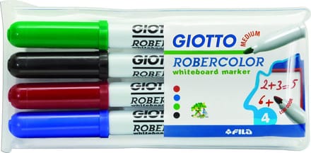 Whiteboardmarker Giotto Robercolor - Etui 4 stuks