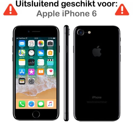 Screenprotector Geschikt voor iPhone 6 Screenprotector Bescherm Glas - Screenprotector Geschikt voor iPhone 6 Screen Protector Tempered Glass Full Screen Full Cover