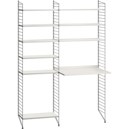String Furniture Kastcombinatie woonkamer Bundle G - Eiken - dark grey