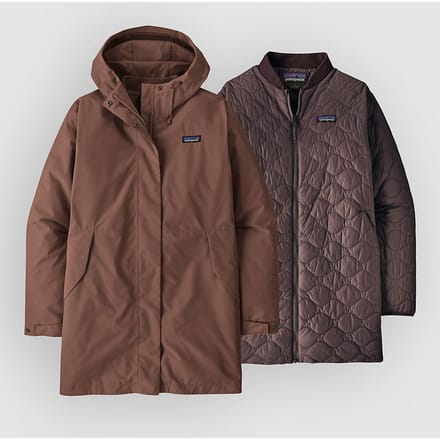 Patagonia Heyes Peak 3-In-1 Parka bruin