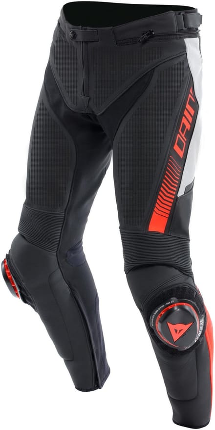 Dainese Super Speed S26 geperforeerde leren motorfietsbroeken -