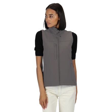 Regatta - Dames Flux Softshell Bodywarmer (Waterafstotend & Windbestendig) (Grijs)