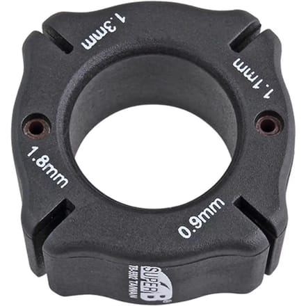 Aero spaaksleutel 0,9 / 1,1 / 1,3 / 1,8mm platte spaakhouder Super B TB-5502