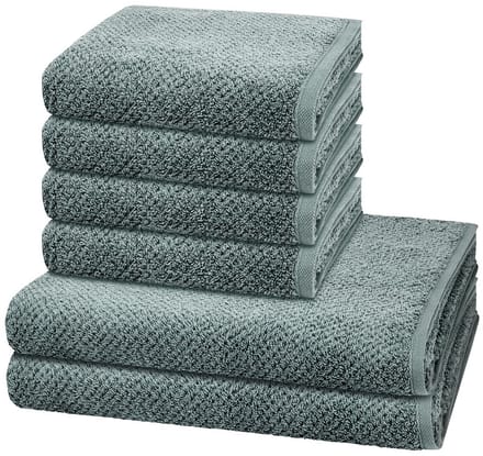 Cawö Sonstiges 4 X handdoek 2 X douchehanddoek - in set 6 pack Pure