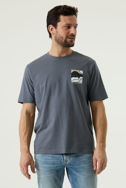 Pilot t-shirt blauw