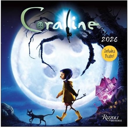 Coraline 2026 Wall Calendar (Includes Full-Color Poster) - Laika LLC