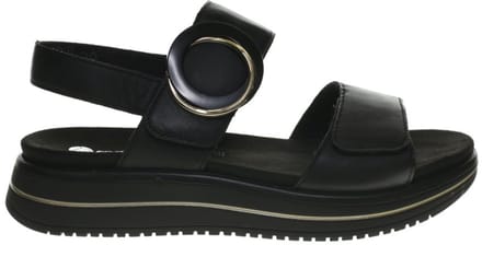 Zwart Goud Remonte Comfortsandalen Dames maat 41