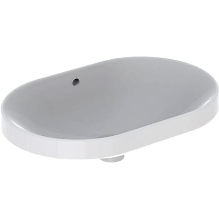 Geberit VariForm built-in washbasin, elliptical 500.729.01.2