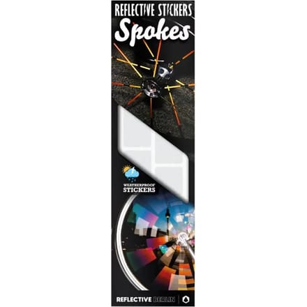 Set van 30 reflecterende fietswielstickers Reflective Berlin