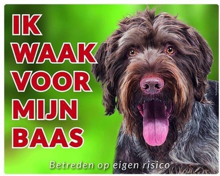Duitse Staande Waakbord - Ik waak voor mijn baas