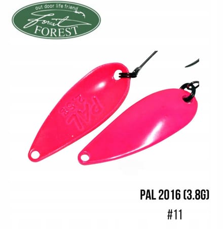 Forest PAL Wobbler 3,8 g - Fluorescerend roze