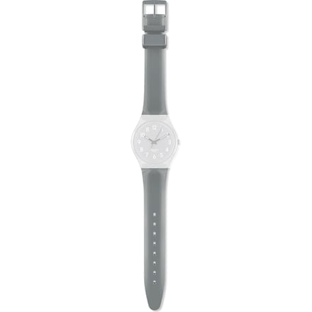 Swatch Plastic - Originals Medium (34mm) /Access/Solar/Musicall/Stop - G/SK/SL/SR/SS/SO28 AGM175 GM175 Flaky Grey Horlogeband