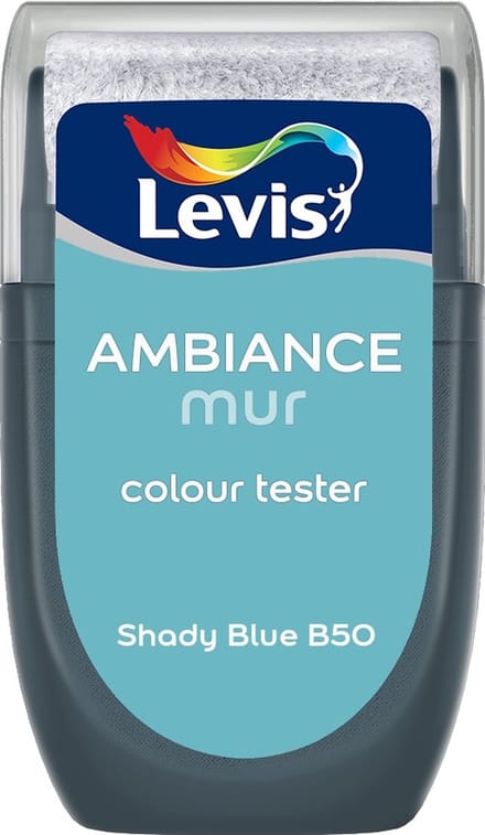 Levis - Muurverf Kleurtester Mat Mix - Shady Blue B50 - Mengverf - 30 Ml
