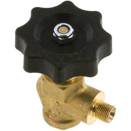 G 1/8'' Messing Haakse Kogelkraan 40 bar met Handwiel