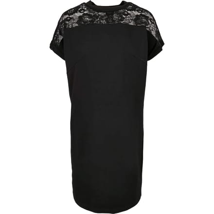 Urban Classics - Lace Tee Korte jurk - XS - Zwart