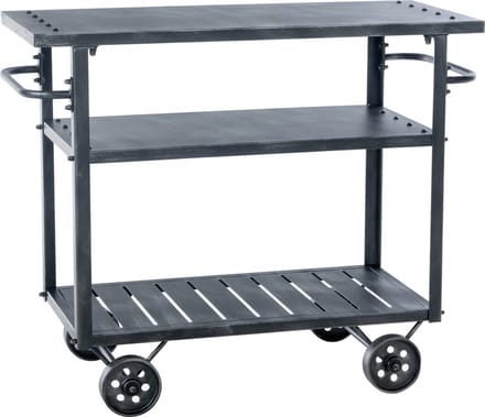 CLP Spring Serveerwagen - Op wieltjes - Trolley - antiek zilver