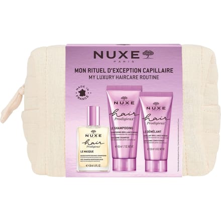 Nuxe Hair Prodigieux Rituel Exception Set 110 ml - Mask 30ml/Shampoo 50ml/Detangler 30ml