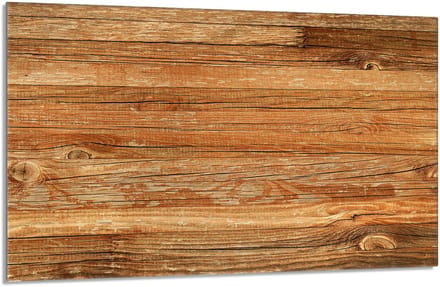 TMK ArtDeko Serie - Glasplaat Bescherming - 80x52cm - Houtpatroon - Hartglas