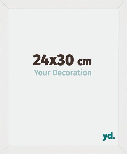 Your Decoration - Fotolijst 24x30 cm - MDF - Wit Hoogglans - Mura